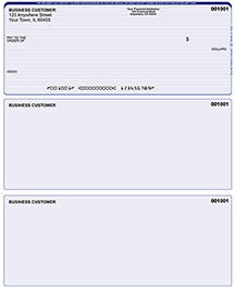 Blue Lines Top Voucher Computer Checks Blue Lines Top Voucher Computer Checks