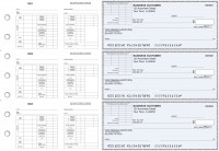 Blue Safety Multi-Purpose Corner Voucher Business Checks | BU3-7BLU01-MPV