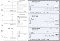 Blue Safety Payroll Invoice Business Checks | BU3-7BLU01-PIN