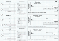 Blue Knit Itemized Disbursement Payroll Business Checks | BU3-7BLU02-IDP