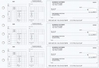 Blue Knit Multi-Purpose Counter Signature Business Checks | BU3-7BLU02-MPC