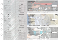 Mechanic Multi-Purpose Salary Voucher Business Checks | BU3-7CDS13-MPS