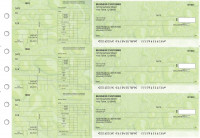 Leaf Dual Purpose Voucher Business Checks | BU3-7CDS19-DPV