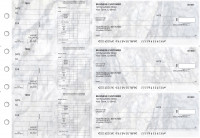 Marble Dual Purpose Voucher Business Checks | BU3-7CDS20-DPV