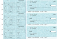 Swirls Multi-Purpose Counter Signature Business Checks | BU3-7CDS24-MPC