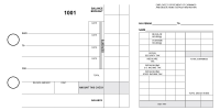 Vintage Payroll Invoice Business Checks | BU3-7CDS25-PIN