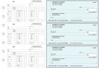 Teal Safety Multi-Purpose Counter Signature Business Checks | BU3-7ESF01-MPC