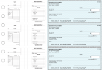 Teal Safety Multi-Purpose Salary Voucher Business Checks | BU3-7ESF01-MPS