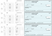 Teal Safety Multi-Purpose Corner Voucher Business Checks | BU3-7ESF01-MPV
