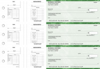 Green Marble Multi-Purpose Salary Voucher Business Checks | BU3-7GMA01-MPS