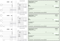 Green Safety Disbursement Payroll Business Checks | BU3-7GRN01-FSP
