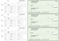 Green Safety Multi-Purpose Counter Signature Business Checks | BU3-7GRN01-MPC