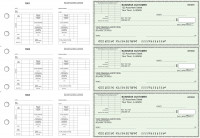Green Safety Multi-Purpose Corner Voucher Business Checks | BU3-7GRN01-MPV