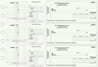Green Knit Itemized Disbursement Payroll Business Checks | BU3-7GRN02-IDP