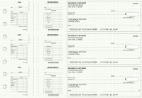 Green Knit Multi-Purpose Salary Voucher Business Checks | BU3-7GRN02-MPS