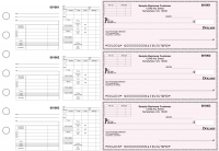 Pink Safety Multipurpose Invoice Payroll Business Checks | BU3-7PSF01-MIP