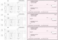 Pink Safety Multi-Purpose Counter Signature Business Checks | BU3-7PSF01-MPC