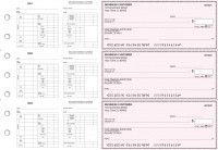 Pink Safety Multi-Purpose Hourly Voucher Business Checks | BU3-7PSF01-MPH
