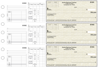 Tan Parchment Multipurpose Invoice Payroll Business Checks | BU3-7TPM01-MIP