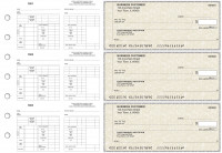 Tan Parchment Multi-Purpose Counter Signature Business Checks | BU3-7TPM01-MPC