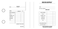 Tan Parchment Multi-Purpose Salary Voucher Business Checks | BU3-7TPM01-MPS