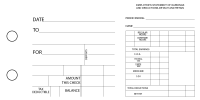 Tan Knit Dual Purpose Voucher Business Checks | BU3-7TPM02-DPV