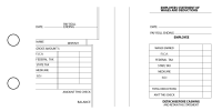 Tan Knit Multi-Purpose Salary Voucher Business Checks | BU3-7TPM02-MPS