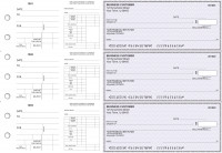 Purple Safety Dual Purpose Voucher Business Checks | BU3-7USF01-DPV
