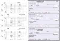 Purple Safety Multi-Purpose Corner Voucher Business Checks | BU3-7USF01-MPV