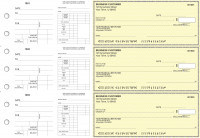 Yellow Safety Dual Purpose Voucher Business Checks | BU3-7YEL01-DPV