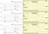 Yellow Safety Multipurpose Invoice Payroll Business Checks | BU3-7YEL01-MIP