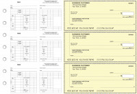 Yellow Safety Multi-Purpose Counter Signature Business Checks | BU3-7YEL01-MPC