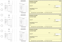 Yellow Safety Multi-Purpose Salary Voucher Business Checks | BU3-7YEL01-MPS