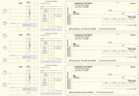 Yellow Knit Payroll Invoice Business Checks | BU3-7YEL02-PIN