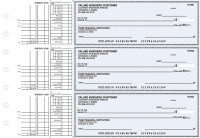 Blue Safety Multi Purpose Business Checks | BU3-BLU01-DEP