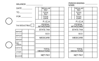 Blue Safety Payroll Business Checks | BU3-BLU01-PAY