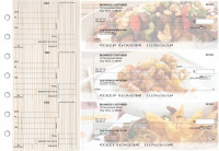 Chinese Cuisine Standard Counter Signature Business Checks | BU3-CDS04-SCS