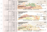 Italian Cuisine Multi Purpose Designer Business Checks  | BU3-CDS05-DEP