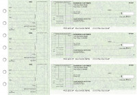 Grassy Standard Itemized Invoice Business Checks | BU3-CDS17-SII