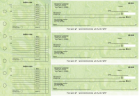 Leaf Accounts Payable Designer Business Checks | BU3-CDS19-DED