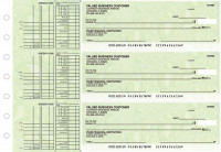 Leaf Multi Purpose Designer Business Checks | BU3-CDS19-DEP