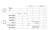 Marble General Itemized Invoice Business Checks | BU3-CDS20-GII