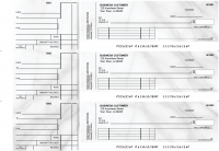 Marble Standard Invoice Business Checks | BU3-CDS20-SNV