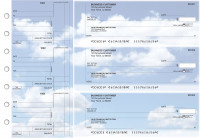 Clouds Standard Counter Signature Business Checks | BU3-CDS21-SCS