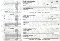 Vintage Accounts Payable Designer Business Checks | BU3-CDS25-DED