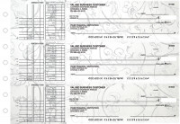 Vintage Multi Purpose Designer Business Checks  | BU3-CDS25-DEP