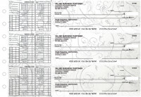 Vintage Payroll Designer Business Checks | BU3-CDS25-PAY