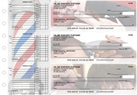 Barber Accounts Payable Designer Business Checks | BU3-CDS28-DED