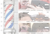 Barber Standard Invoice Business Checks | BU3-CDS28-SNV