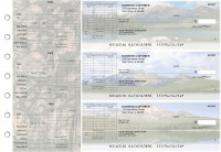 Scenic Mountains General Itemized Invoice Business Checks | BU3-CDS29-GII